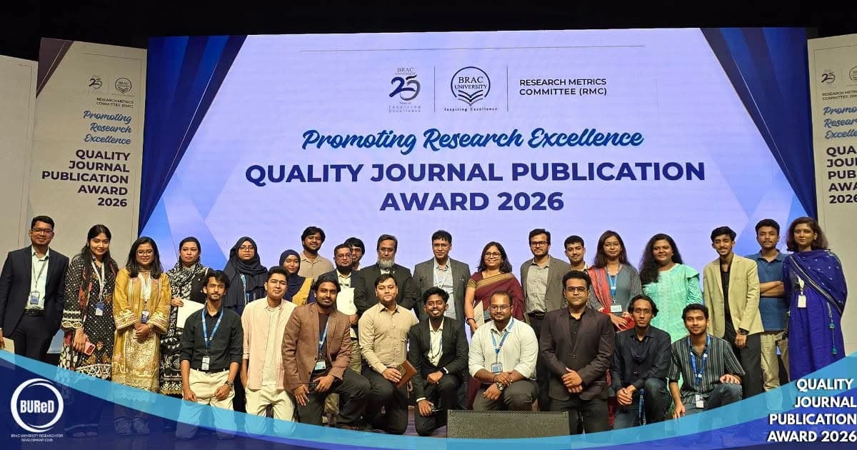 Quality Journal Publication Award 2026, BUReD members